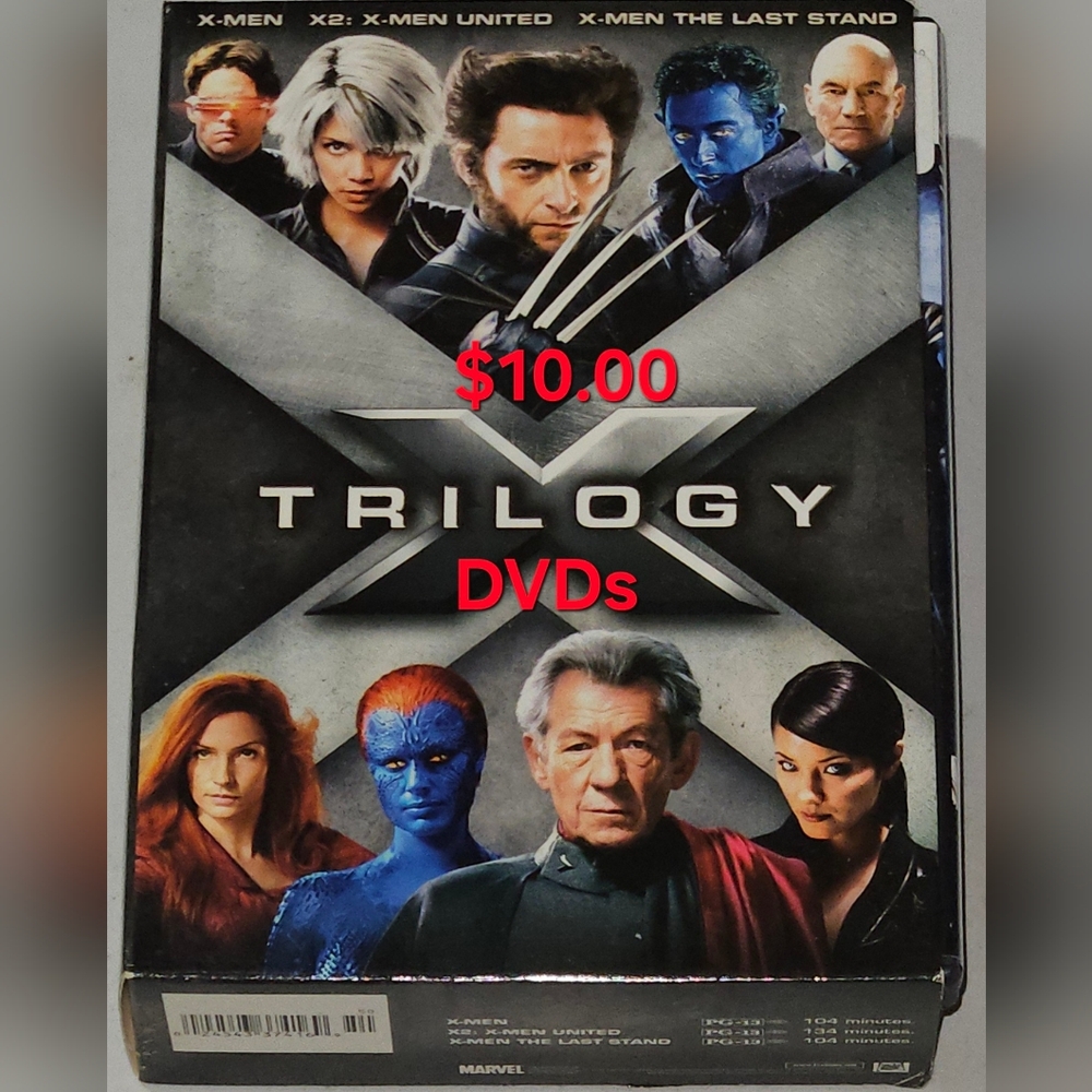 X-Men Trilogy DVD Set - Black Cover